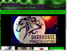 Tablet Screenshot of darkhorsecoatings.com